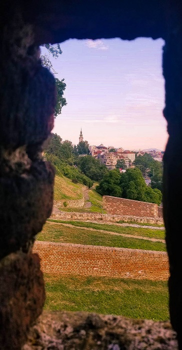 View of Belgrade from the Kalemegdan. Visited during a 24-hour layover at Nikola Tesla Airport.