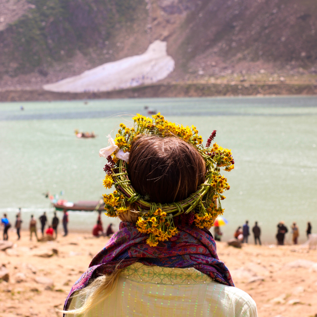 Staring out into the beautiful Saif-ul-malook lake in Pakistan.