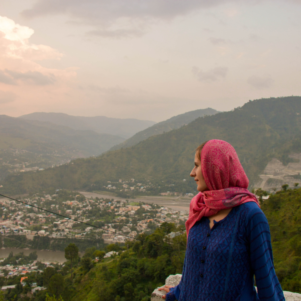 View of the Neelum Valley, Azad Jammu and Kashmir, Pakistan.