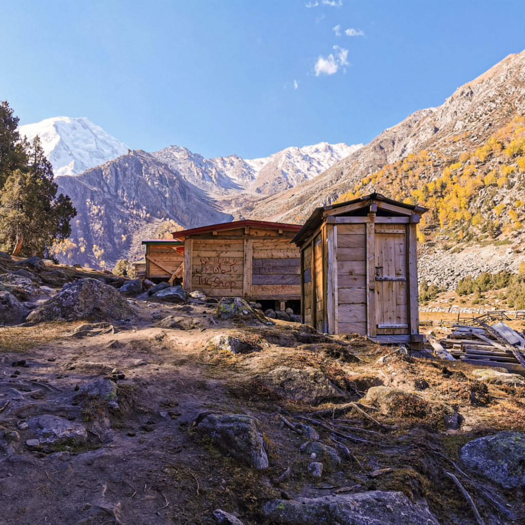Fairy Meadows And Nanga Parbat Basecamp Trek - Everything You Need To Know 16 Small cottages on the trek to Nanga Parbat.