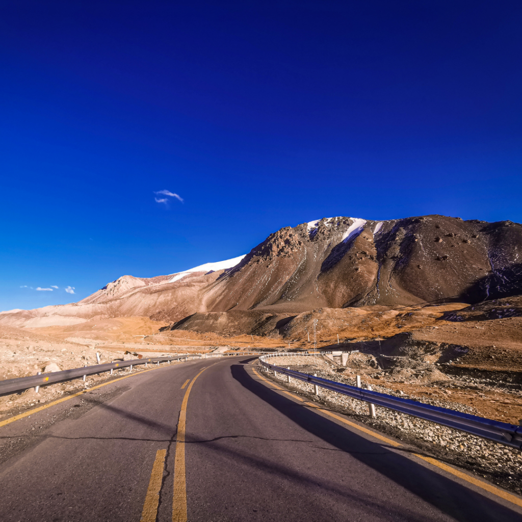 Warm Encounters At The Icy Border: Visiting Khunjerab Pass From Hunza Valley 5 Road leading across Khunjerab Pass near the Pakistan-China border.