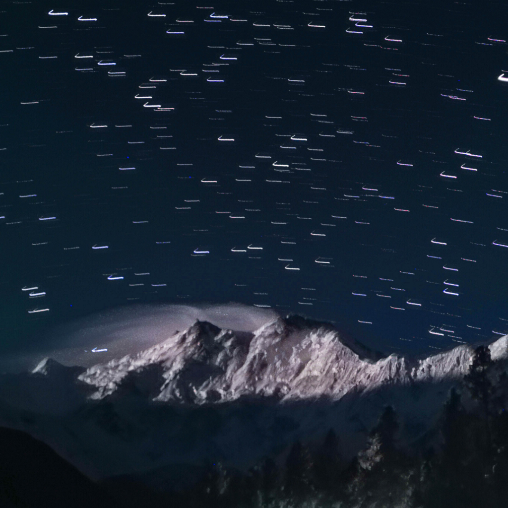 Fairy Meadows And Nanga Parbat Basecamp Trek - Everything You Need To Know 7 Nanga Parbat at night with star trails.