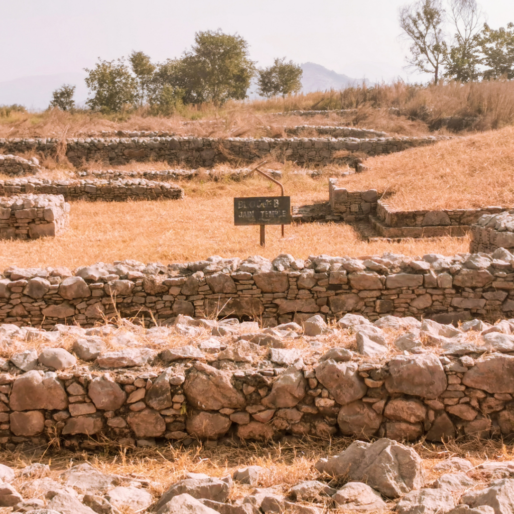 How To Visit Taxila Independently As A Tourist 7 Ruins of a Jain Temple in the ancient city of Sirkap at Taxila, Pakistan.