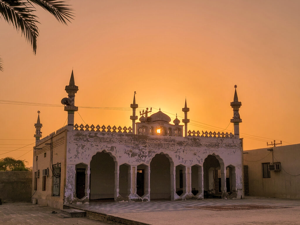 20 Stunning Places To Visit In Chabahar, Iran 17 Sunset over an old mosque in Tis Village near Chabahar, Iran.