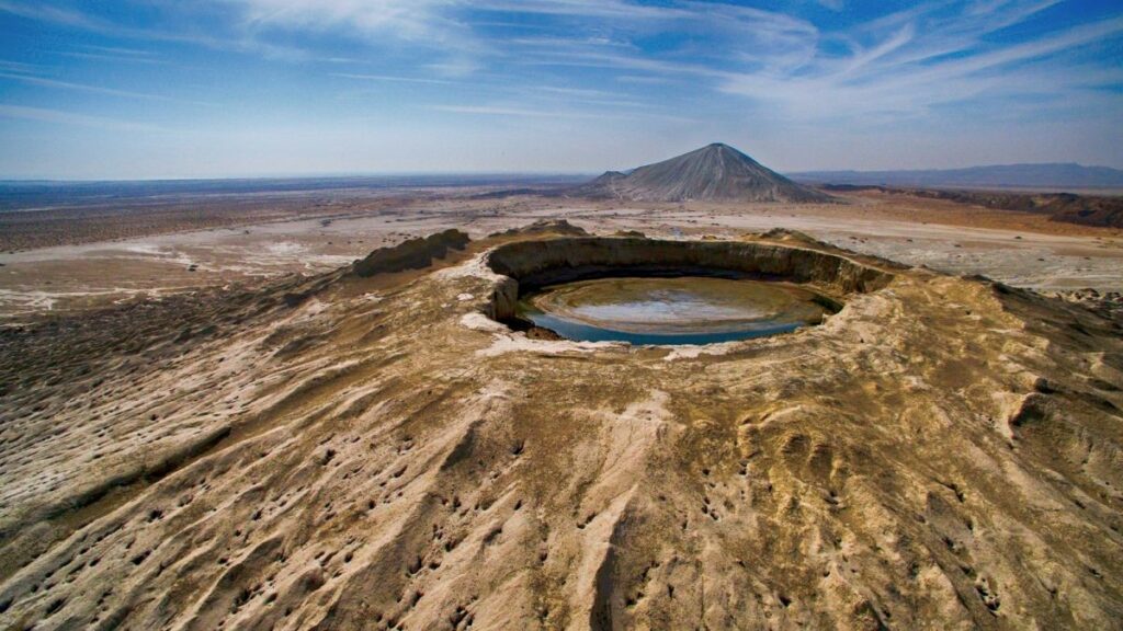 Secret Balochistan - 10 Days Tour To One Of The LEAST VISITED PLACES ON EARTH 5 An aerial shot of the Chandragup Mud Volcanoes in Hingol National Park, Balochistan, Pakistan